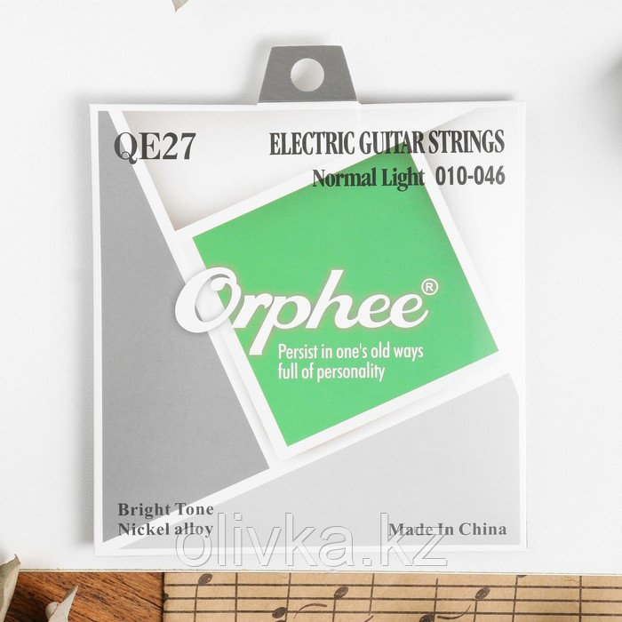 Струны для электрогитары Orphee QE27, 010-046 - фото 5 - id-p113959959