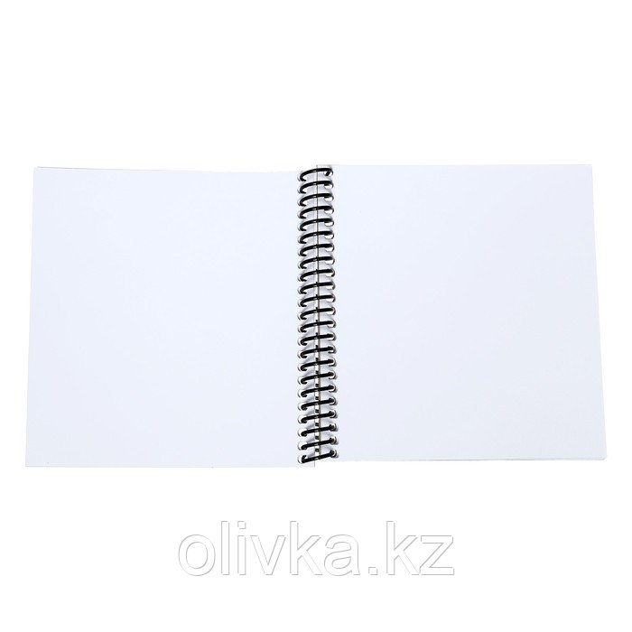 Скетчбук для карандаша А6+ 64 листа на гребне "Кот", обложка картон, твёрдая подложка, глянцевая ламинация, - фото 4 - id-p113956314