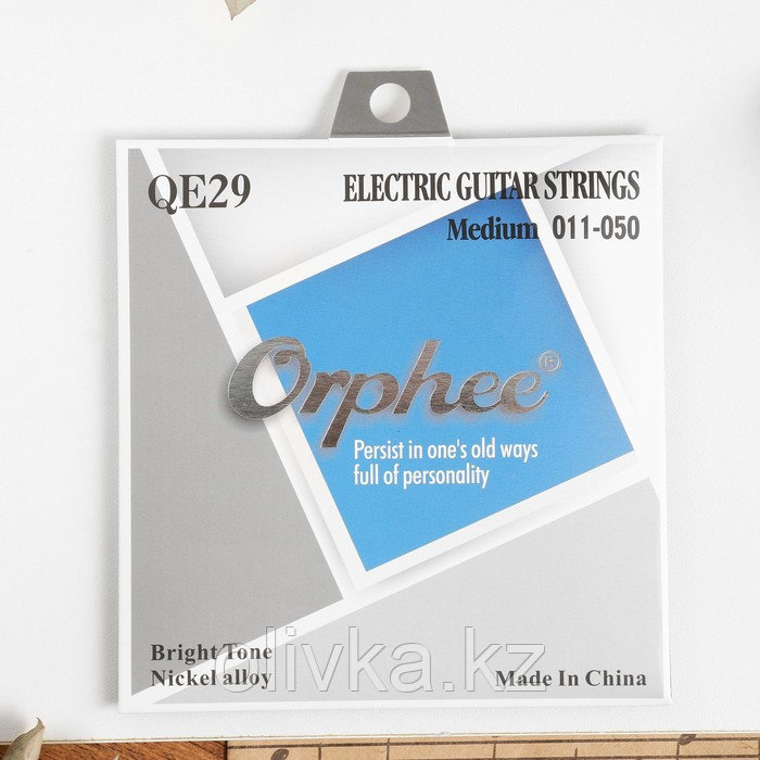 Струны для электрогитары Orphee QE29, 011-050 - фото 5 - id-p113960006