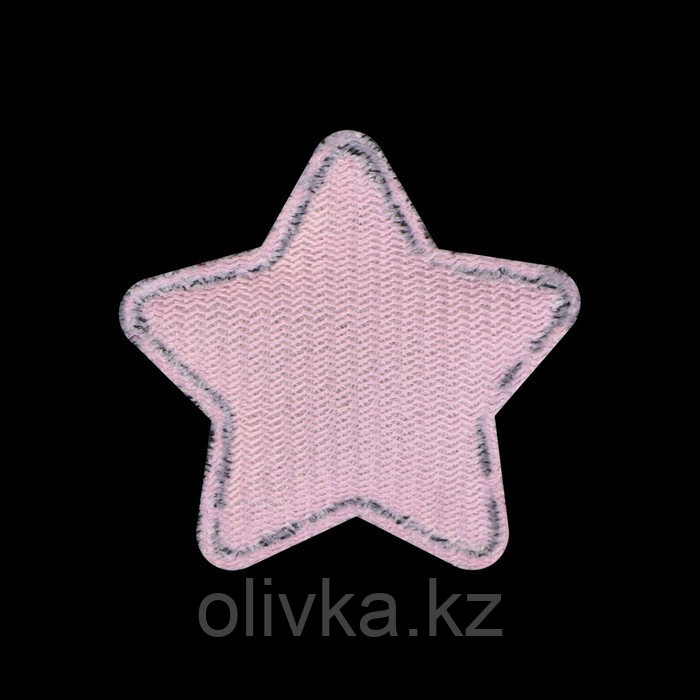 Аппликация с пайетками «Звезда», 3,7 × 3,7см, 10 шт, цвет розовый - фото 3 - id-p113955403