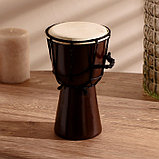 Музыкальный инструмент барабан джембе "Классика" 20х12х12 см, фото 2