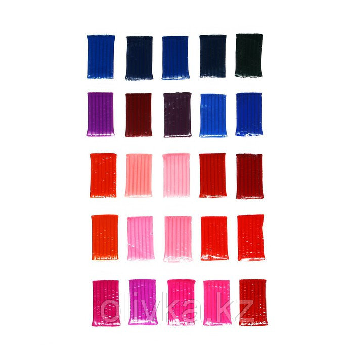 Пластика-полимерная глина запекаемая набор, BRAUBERG, 50 цветов х 20 г, с аксессуарами - фото 4 - id-p113957317