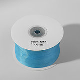 Лента капроновая, 50 мм × 30 ± 1 м, цвет тёмно-голубой, фото 3