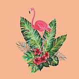 Термотрансфер «Фламинго в кустах», 19,5 × 15 см, фото 3