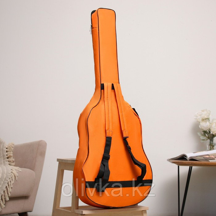 Чехол для гитары Music Life, премиум, оранжевый, 106х43х12см - фото 2 - id-p113954690