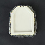 Органайзер-ванночка для бисера и страз, из гипса, 7 × 8 × 2 см, цвет белый/золотой, фото 4