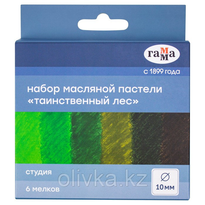 Пастель масляная, набор 6 цветов, Гамма "Студия", "Таинственный лес", в картонной коробке - фото 1 - id-p113959332