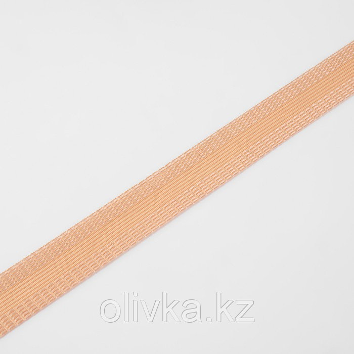 Лента для подгибания швов, термоклеевая, 25 мм, 100 см, цвет бежевый - фото 2 - id-p113958432