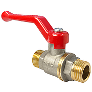 Кран шаровой никель 11Б27фт1М Ду 15 (1/2") Ру40 НР/НР РЫЧАГ VALFEX (96/24)