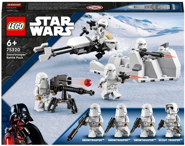 Lego 75320 Звездные войны Боевой набор снежных пехотинцев - фото 1 - id-p113985189