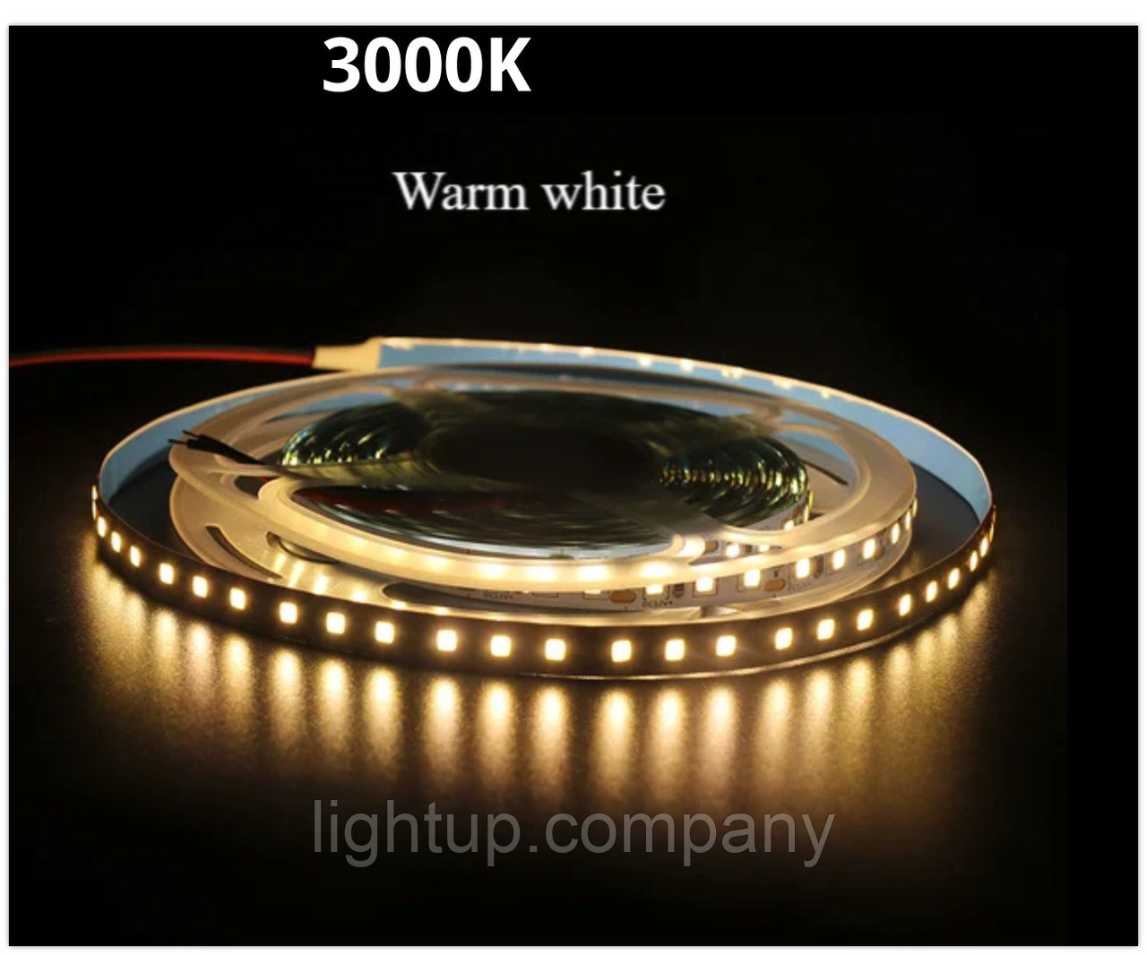 LightUP Светодиодная лента 24В 2835 11Вт/м 3000K 10м IP20 120 led