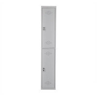 Шкаф индивидуальный Stynergy "ST ШР 12/300", 2 секции, 300*500*1860 мм, серый