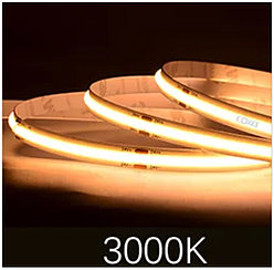 Светодиодная лента 12-24В COB 8 Вт/м 3000K 10м IP20 320 Led