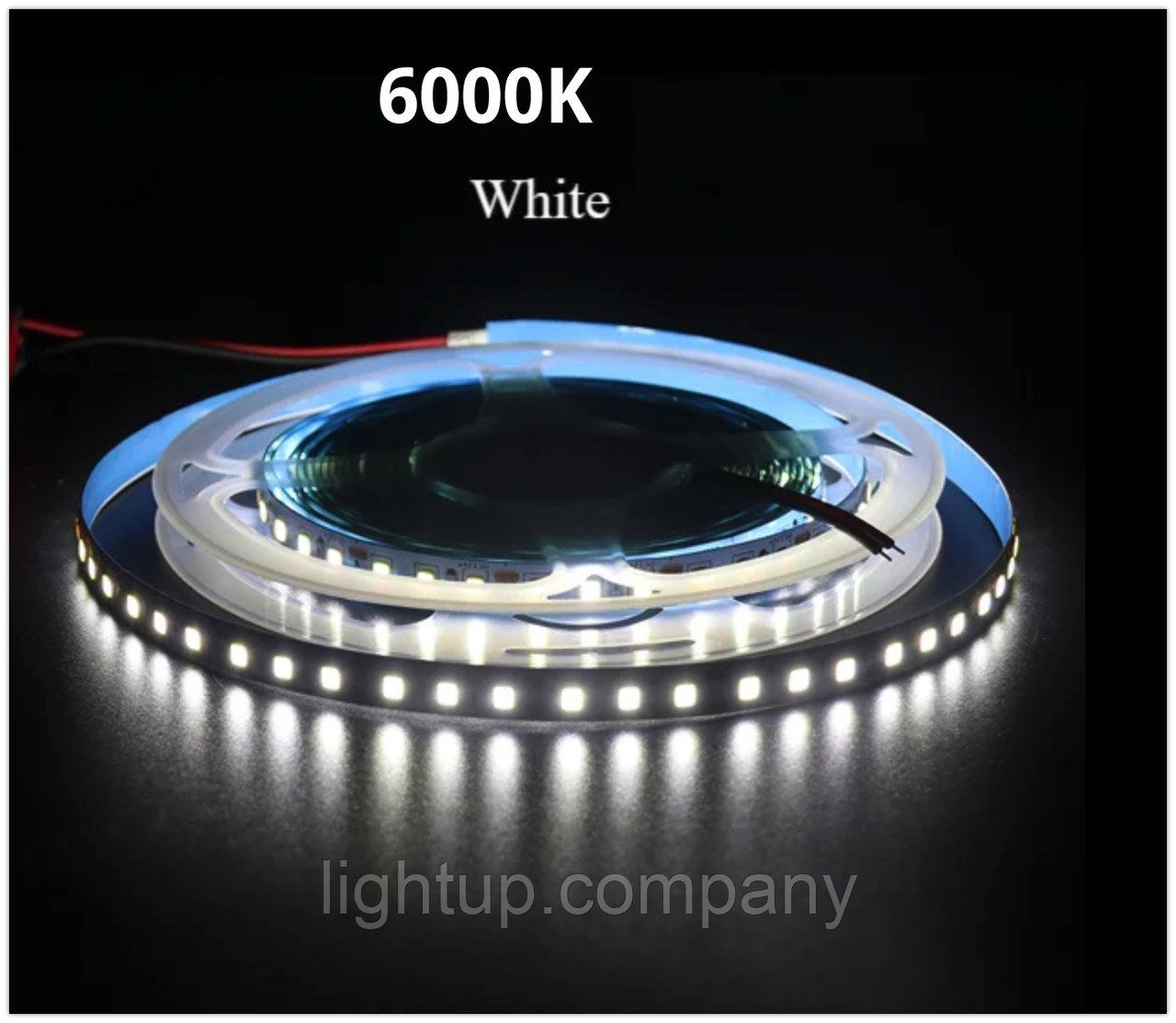 Светодиодная лента 24В 2835 11Вт/м 6000K 10м IP20 120 led, фото 1