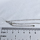 Колье Италия L404 серебро с родием вставка фианит перламутр, фото 3