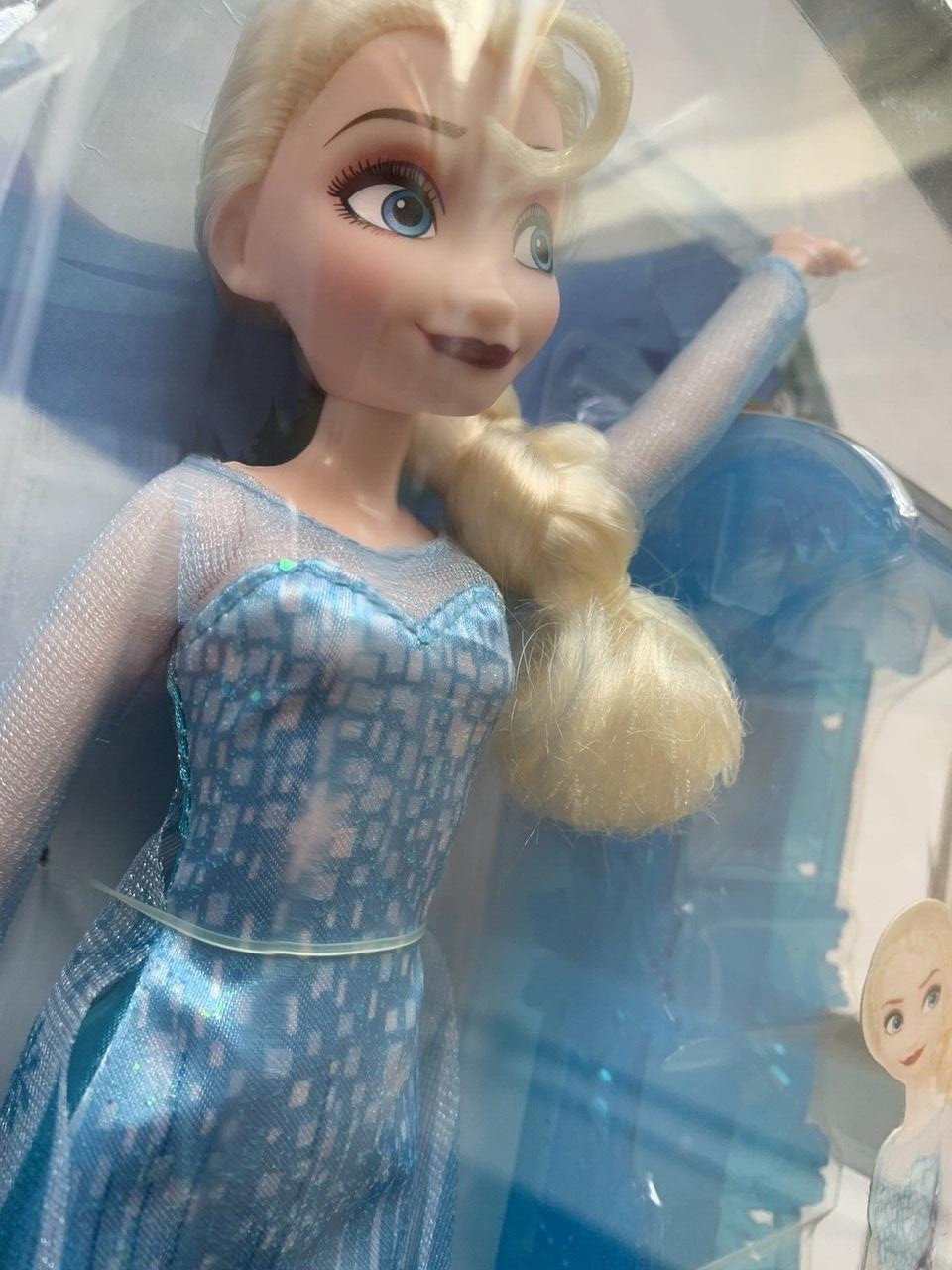 Кукла Эльза из мультфильма «Холодное сердце» Disney Princess. на санях, уникальная игрушка Hasbro - фото 2 - id-p113986166