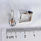 Серьги из серебра с фианитами  L461, фото 3