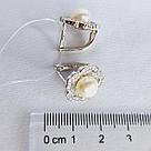 Серьги из серебра с фианитами L575, фото 3