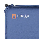 Коврик самонадувающийся Сплав Camp 5.0 (синий) (188x55x5) (OneSize), фото 3