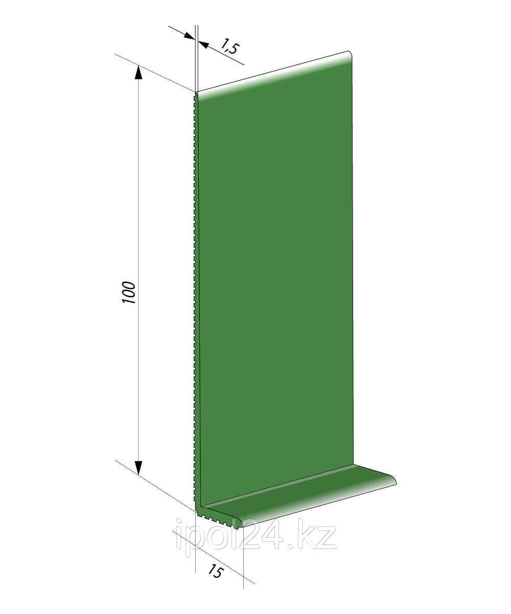 Гибкий плинтус для пола JL100-1PC (10 см) Майский зеленый 1,5 мм - фото 1 - id-p113986644