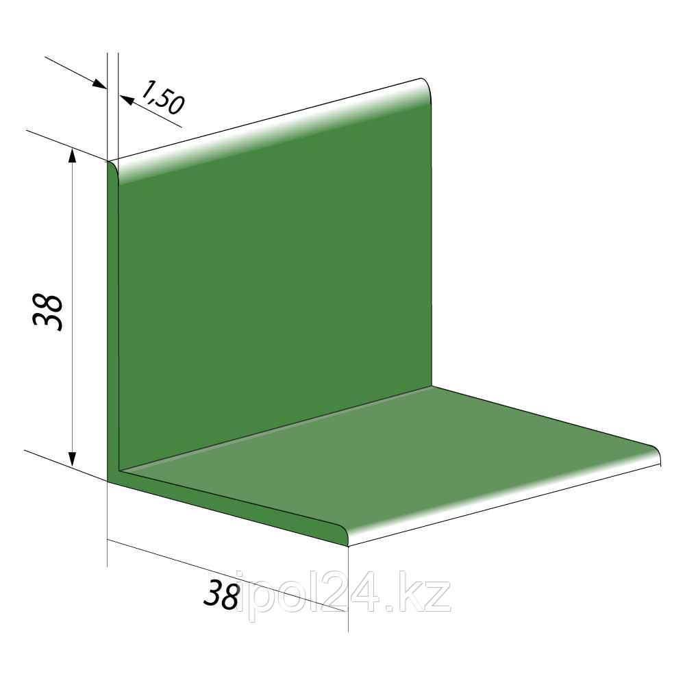 Плинтусная лента ПВХ JL-38 (3.8 см) Майский зеленый 1,5 мм - фото 1 - id-p113986698
