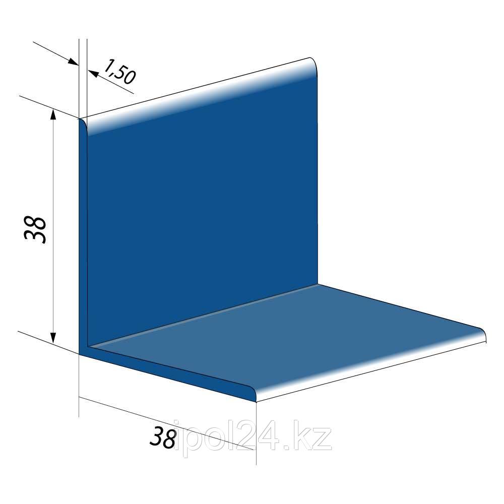 Плинтусная лента ПВХ JL-38 (3.8 см) Голубой синий 1,5 мм - фото 1 - id-p113986700