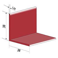 Плинтусная лента ПВХ JL-38 (3.8 см) Ориент красный 1,5 мм