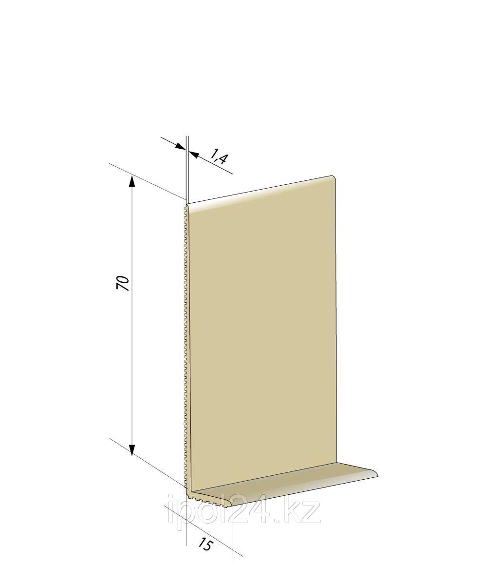 Плинтус напольный мягкий RP JL-70 (7 см) Бежевый 1,4 мм - фото 1 - id-p113986709