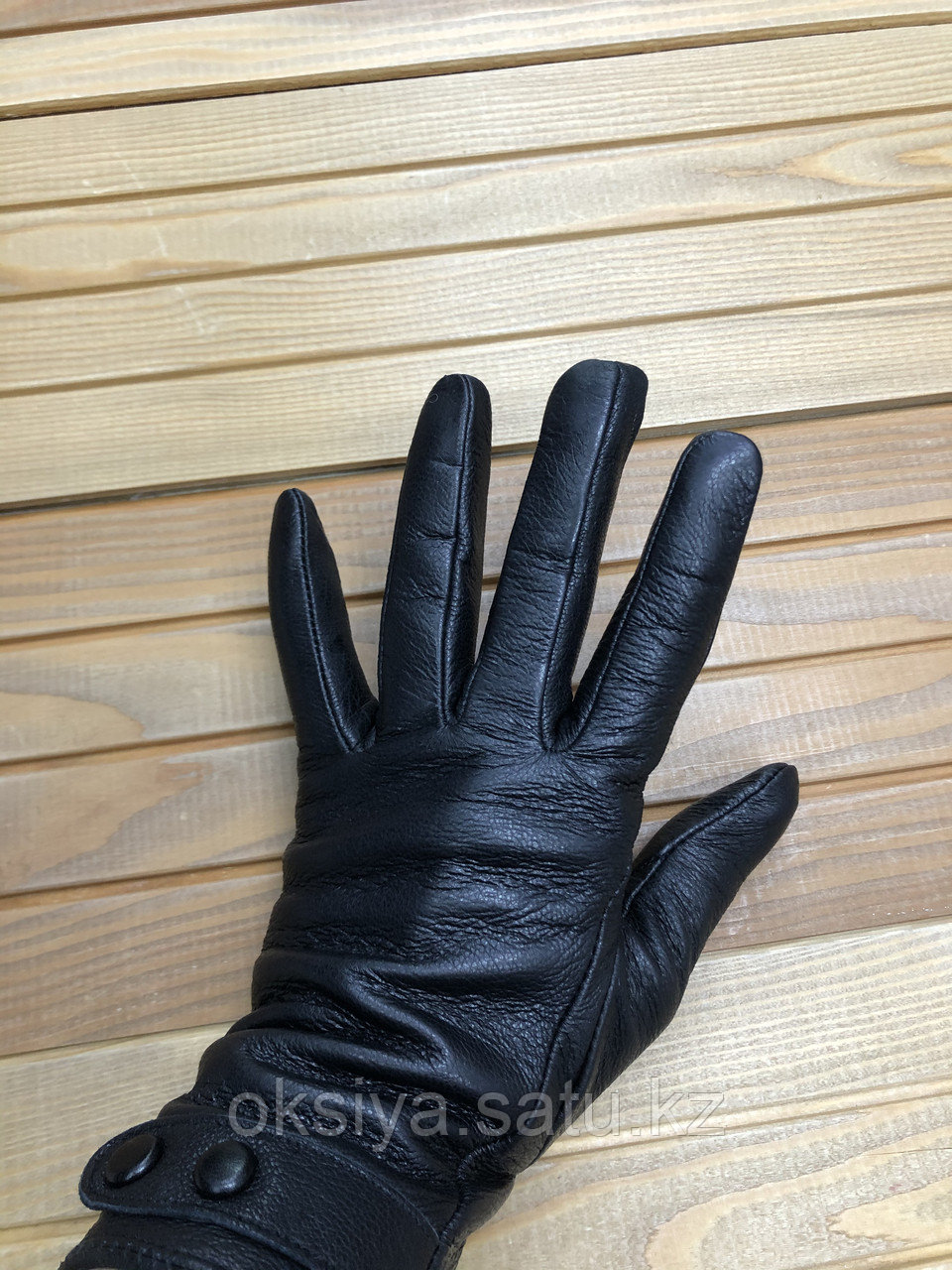 Женские зимние кожаные перчатки - фото 2 - id-p113986911