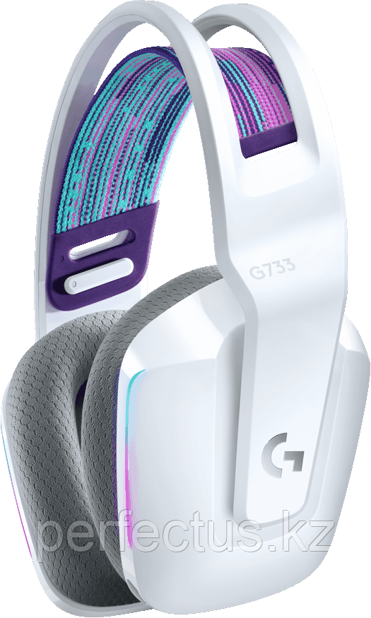 Гарнитура беспроводная игровая Logitech G733 LIGHTSPEED Wireless RGB Gaming Headset - WHITE - 2.4GHZ - N/A - - фото 1 - id-p113986888