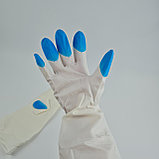 Перчатки латексные Gloves особо прочные "Дельфин" размер Л,М (400 шт), фото 3