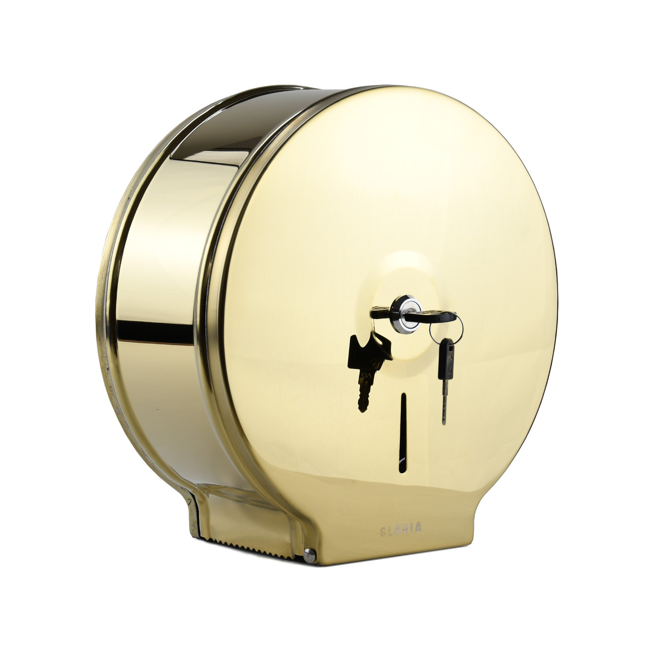 GL337 Диспенсер для туалетной бумаги (Джамбо)  металлический, антивандальный с универсальной втулкой,
