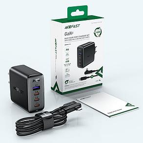 Gan зарядное устройство Acefast  PD100W
С кабелем usb-c на usb-c 2метра 100w в комплекте!, фото 2