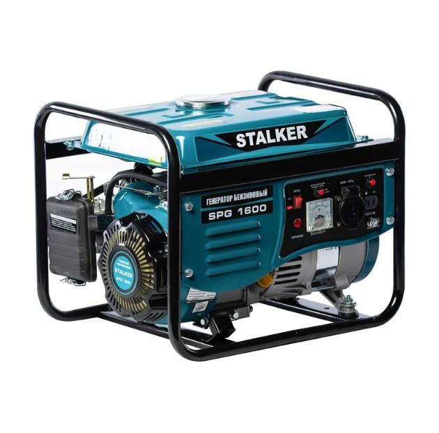 Бензиновый генератор STALKER SPG-1600 / 0.9кВт / 220В