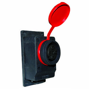 Настенный с заглушкой красный  401030 3X16A