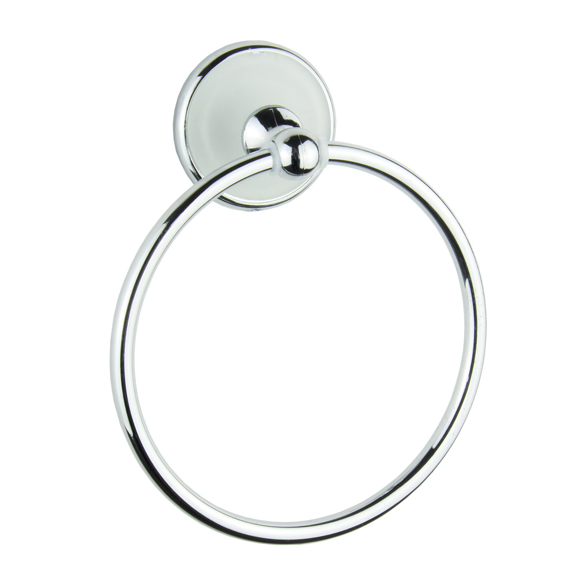 Полотенцедержатель кольцо (хром-стекло)(GL323)