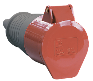 Переносная розетка  224 3р+ре 32А 380В IP44 IEK