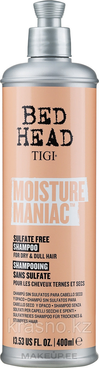 Шампунь для сухих волос MOISTURE MANIAC 400мл TIGI BED HEAD - фото 1 - id-p113989751