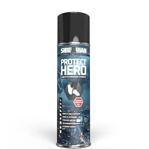 SIBEARIAN PROTECT HERO универсальная водоотталкивающая пропитка 250 мл (аэрозоль), фото 1