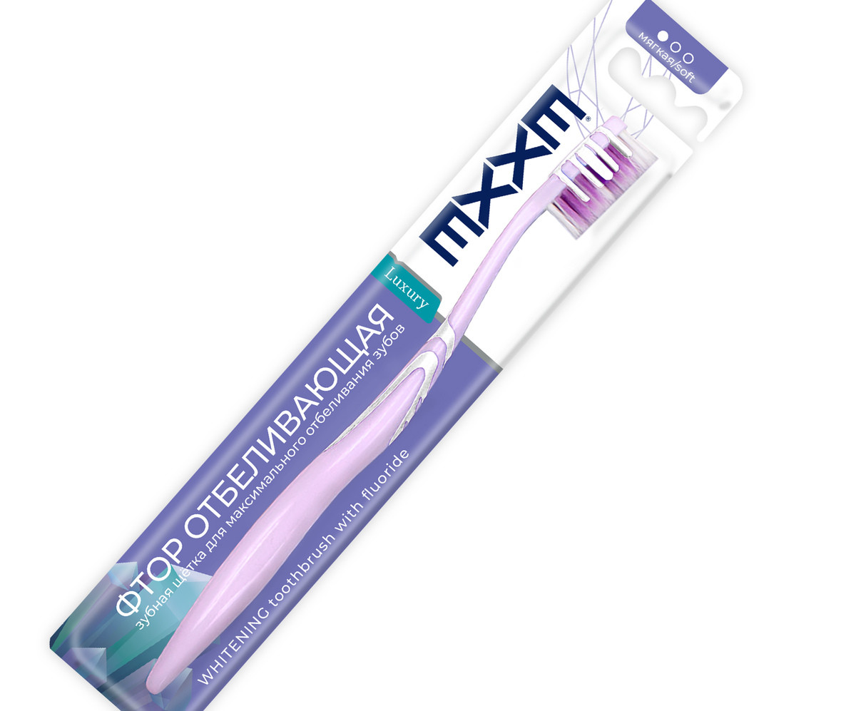 Зубная щетка EXXE luxury Фтор отбеливающая, 1 шт - фото 1 - id-p113989889