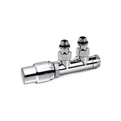 Клапан для нижнего подключения Tondera, угловой, для 2-х трубной системы отопления, 0685-1500C0E0