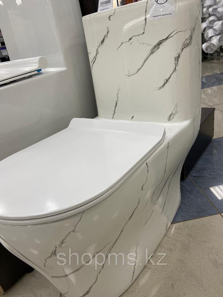 Унитаз монолитный SANITECO YHJ-8025 мрамор: продажа, цена в Костанае ...