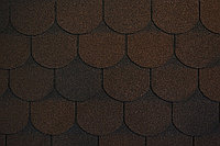 Гибкая черепица (кровля) РУФЛЕКС, СБС модифицированная, Гарантия 35 лет, Орнами Темный Шоколад