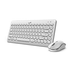Комплект клавиатура и мышь беспроводные Genius Luxemate Q8000 White
