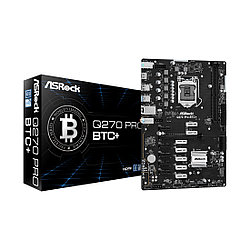 Материнская плата для майнинга Q270 PRO BTC+ ASRock