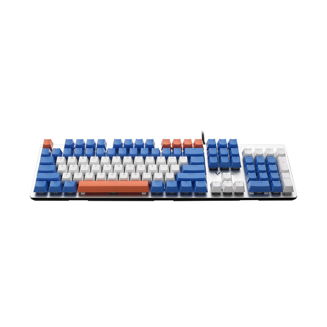 Игровая клавиатура механическая, подсветка, Rapoo V530 Silver, Rapoo - фото 3 - id-p113991219