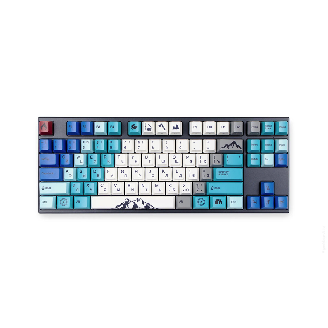 Клавиатура механическая, переключатели EC Sakura V2, Varmilo Summit R1 VEM87
