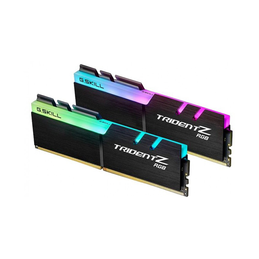 Набор оперативной памяти DDR4 16GB (2x8GB) 3200MHz, RGB, G.SKILL TridentZ F4-2666C18D-16GTZR - фото 1 - id-p108969788