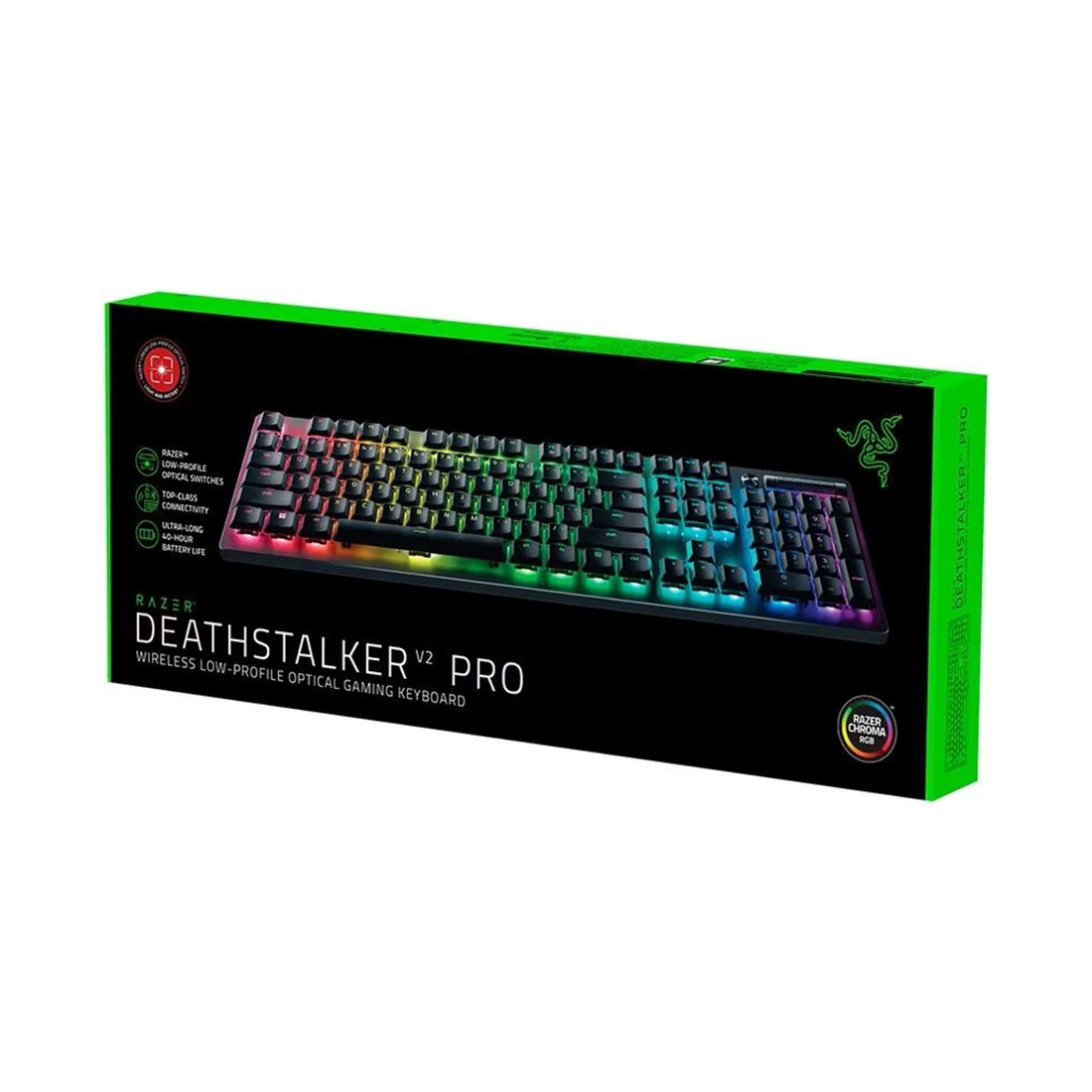 Игровая клавиатура с русской раскладкой Razer DeathStalker V2 Pro - Razer - фото 3 - id-p113991246