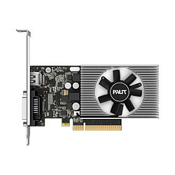 Видеокарта 2ГБ GDDR4, NVIDIA GeForce GT 1030, PALIT GT1030 D4 2G (NEC103000646-1082F)